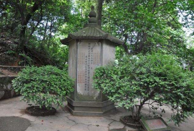 位于余杭区塔山公园文化广场的小白菜墓